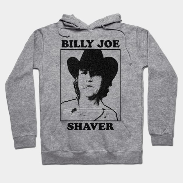 Retro Billy Joe Shaver Graphic Hoodie by dopelope